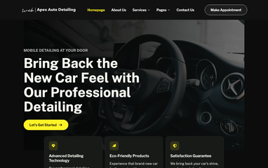 Mechanics & Auto Landing Page 1 preview