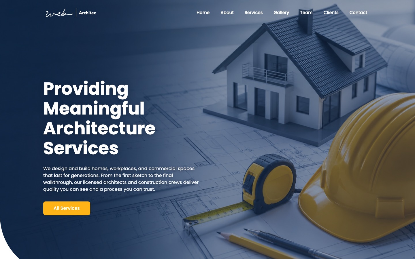 Construction Landing Page 1 preview