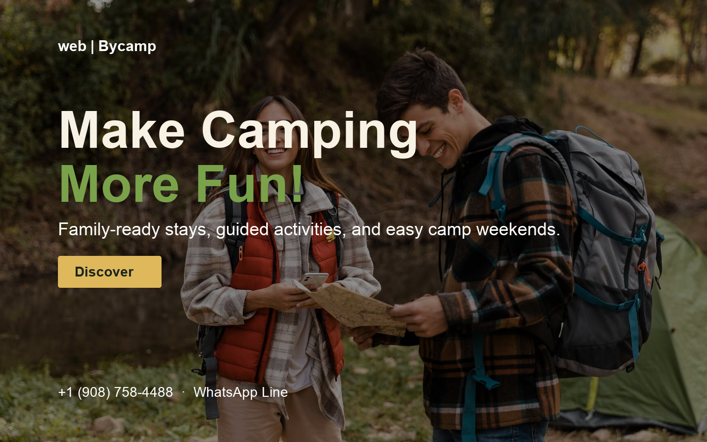 Camping Landing Page 3 preview