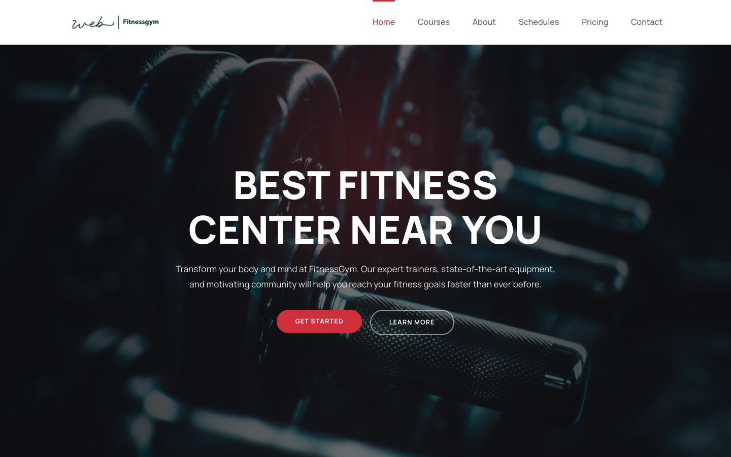 Wellness & Fitness Landing Page 1 preview