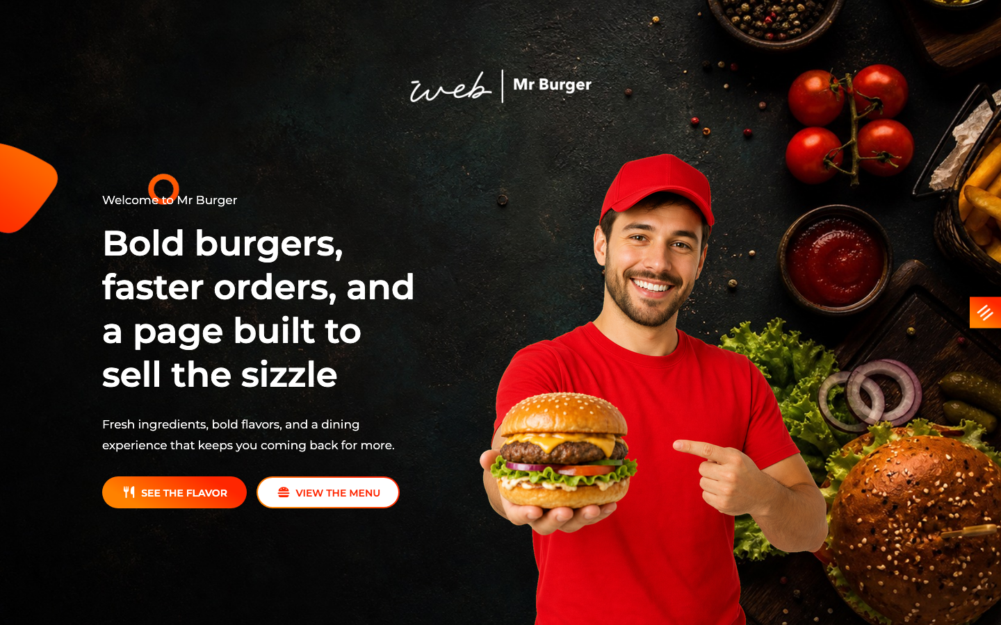 Restaurants Landing Page 1 preview