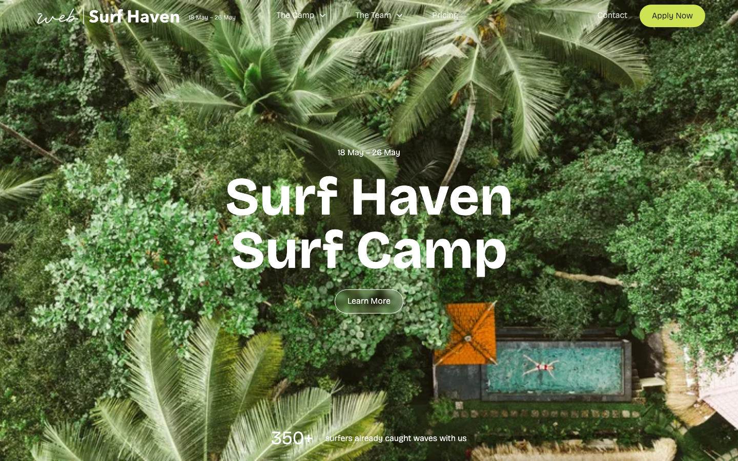 Travel Landing Page 2 preview