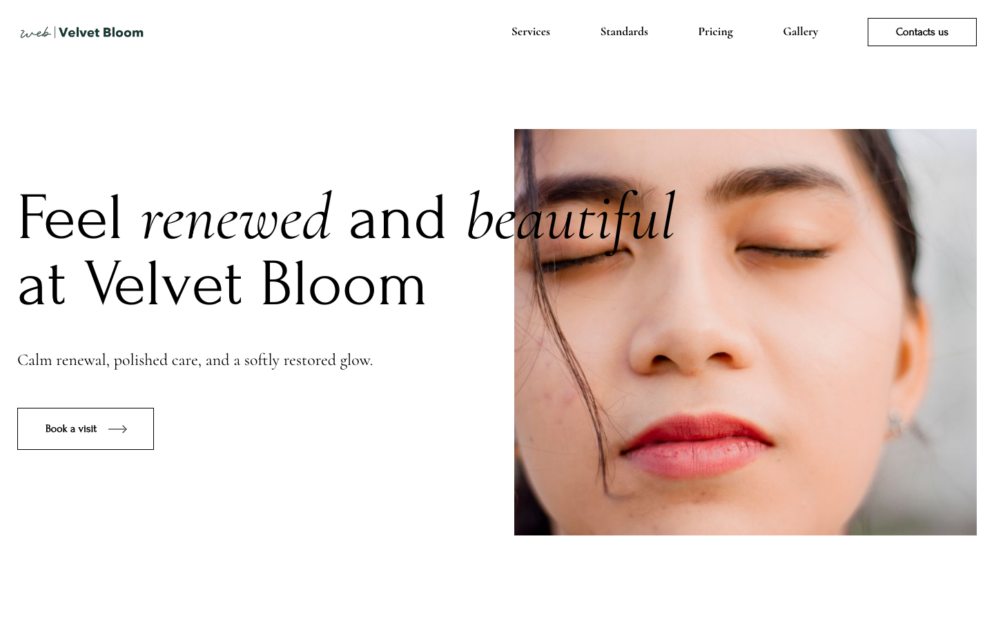 Salons & Barbers Landing Page 2 preview