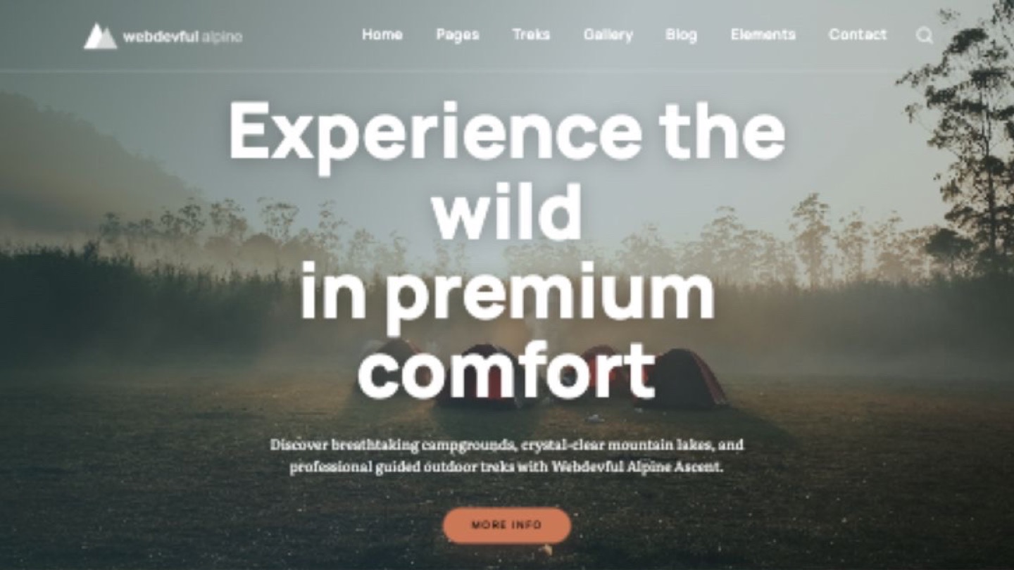 Alpine Ascent website preview