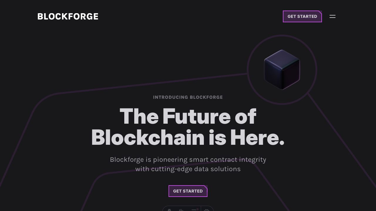 Finance, Blockchain & Money website template preview